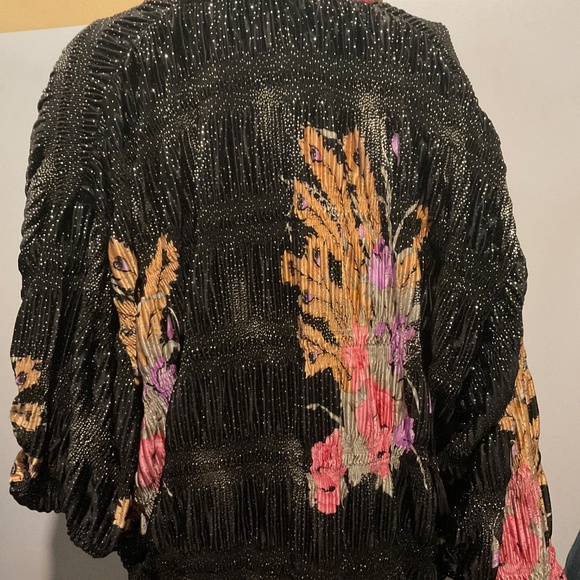 ‘’’VALENTINA ‘’’’   VINTAGE  PLEATED    SPRING JACKET one size fits all. - Picture 12 of 12